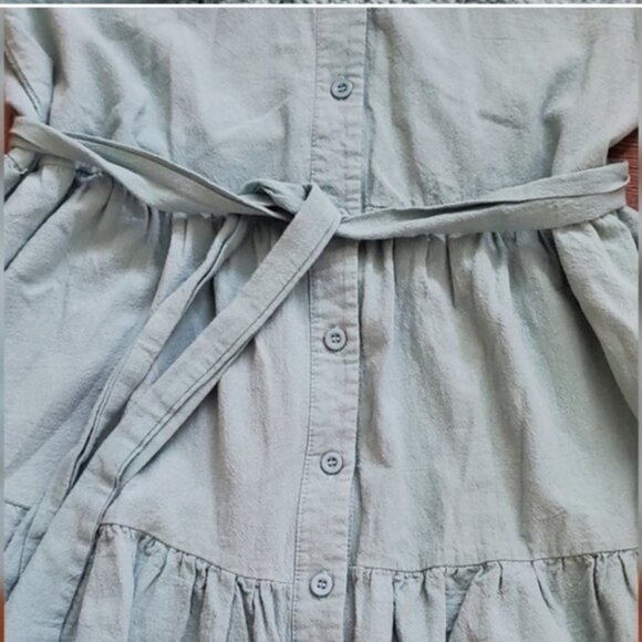 Ditsy Drop Waist flare Dress with waist belt- NWOT- Size small - Picture 9 of 16